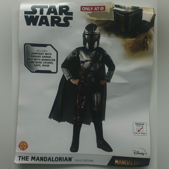 Disney Star Wars Mandalorian Boy’s Halloween Cosplay Costume.  Size 8-10T. - Picture 12 of 13